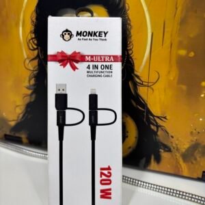Monkey M-ULTRA 4-in-1 Multifunction 120W Fast Charging Cable
